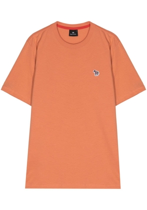 PS Paul Smith zebra-patch cotton T-shirt - Orange