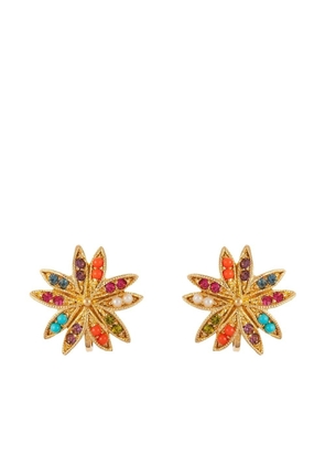 Susan Caplan Vintage x D'orlan 1980s crystal-embellished earrings - Gold
