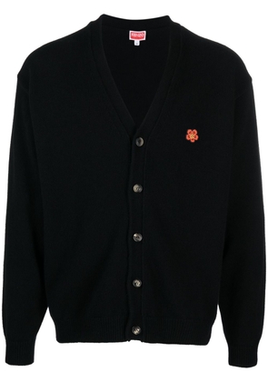 Kenzo long-sleeve wool cardigan - Black