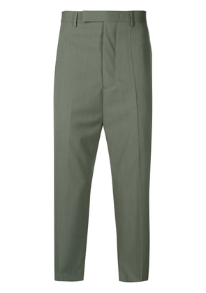 Rick Owens slim-cut leg trousers - Green