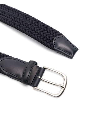 ERALDO leather-trim interwoven belt - Blue
