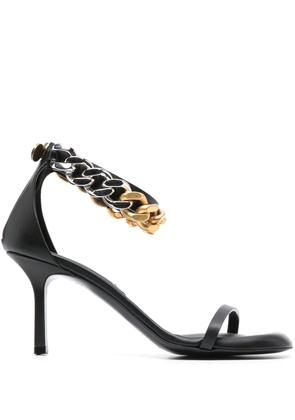 Stella McCartney Falabella chain-link 80mm sandals - Black