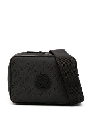 Burberry Climb logo-jacquard messenger bag - Black