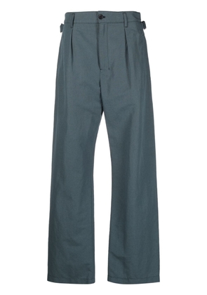 LEMAIRE wide-leg high-waisted trousers - Blue