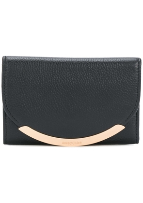 See by Chloé gold tone foldover purse - Black