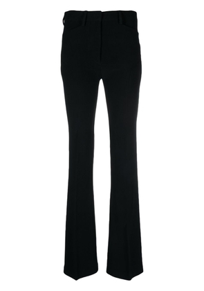 Nº21 mid-rise flared trousers - Black