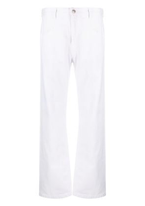 ISABEL MARANT straight-leg denim jeans - White