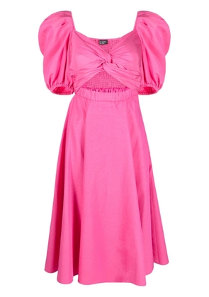 Kate Spade wrapped midi dress - Pink