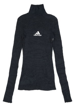 Balenciaga x Adidas turtleneck sweater - Black
