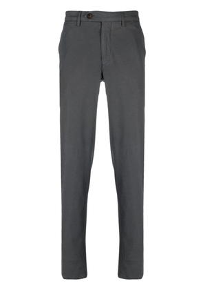 Canali four-pocket straight-leg chinos - Grey