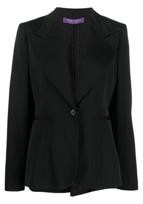 Ralph Lauren Collection single-breasted fitted blazer - Black