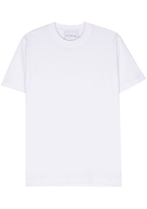 John Richmond logo-embroidered cotton t-shirt - White
