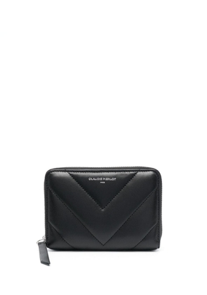 Claudie Pierlot logo-print leather wallet - Black