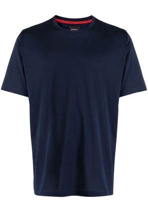 Kiton logo-embroidered short-sleeve T-shirt - Blue