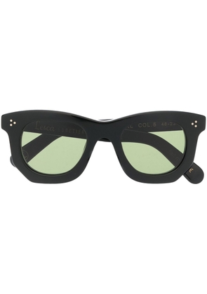 Lesca tinted thick-frame sunglasses - Black