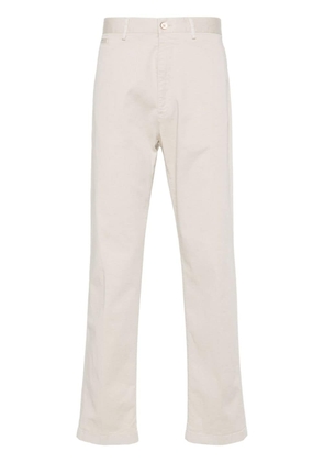 Boggi Milano tapered cotton trousers - Neutrals
