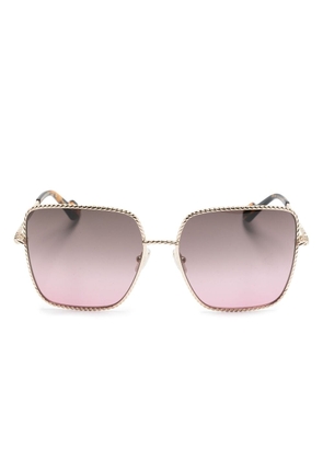 Lanvin Twist square-frame sunglasses - Gold