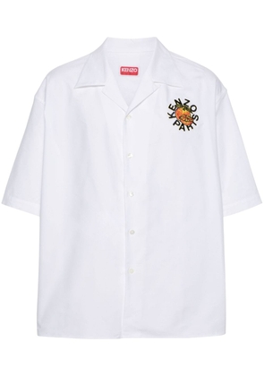 Kenzo Orange cotton shirt - White