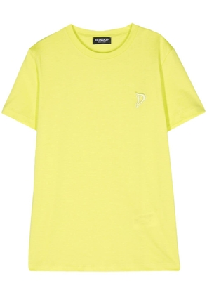 DONDUP embroidered-logo cotton T-shirt - Green