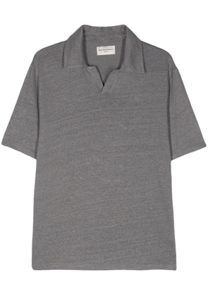 Officine Generale knitted polo shirt - Grey