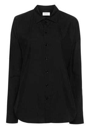 LEMAIRE multi-way collar shirt - Black