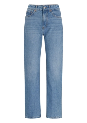 HUGO straight-leg cotton jeans - Blue