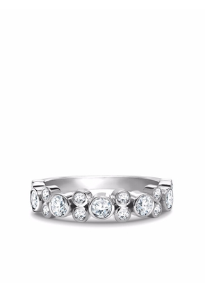 Pragnell 18kt white gold Bubbles diamond band ring - Silver