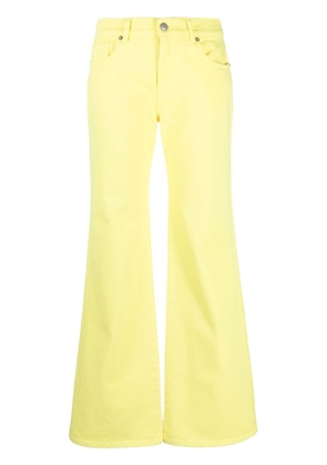 P.A.R.O.S.H. mid-rise flared trousers - Yellow