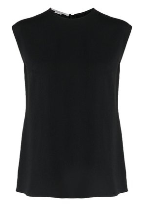 Stella McCartney Cady cap-sleeved blouse - Black