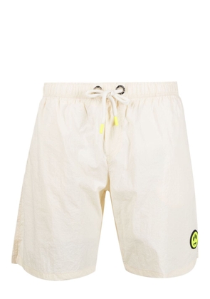BARROW elasticated-waist swim shorts - Neutrals