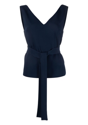 P.A.R.O.S.H. sleeveless belted top - Blue