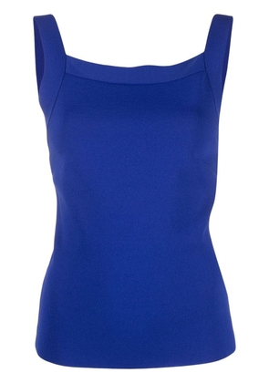 P.A.R.O.S.H. Roma square-neck knitted top - Blue