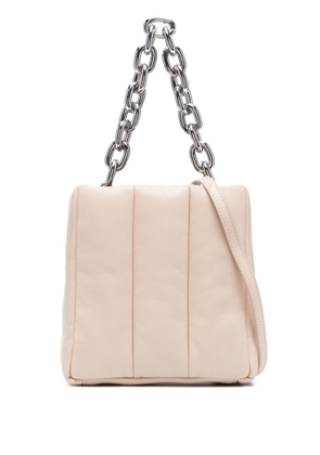 STAND STUDIO quilted chain-link tote bag - Neutrals