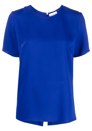 P.A.R.O.S.H. Cady short-sleeved blouse - Blue