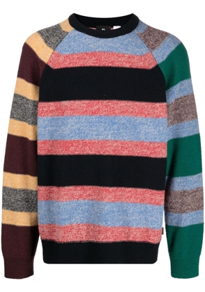 PS Paul Smith stripe-print crew-neck jumper - Multicolour