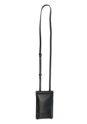 Calvin Klein logo-embossed phone pouch - Black