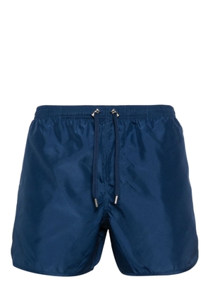 Neil Barrett logo-tag swim shorts - Blue