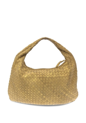 Bottega Veneta Pre-Owned medium Intrecciato zipped handbag - Gold