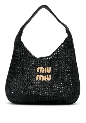 Miu Miu interwoven shoulder bag - Black
