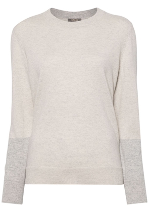 N.Peal colour-block cashmere jumper - Neutrals