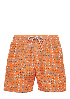 MC2 Saint Barth Kids Lighting swim shorts - Orange