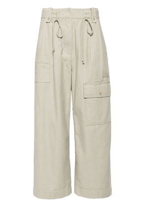 STUDIO TOMBOY wide-leg cargo trousers - Neutrals