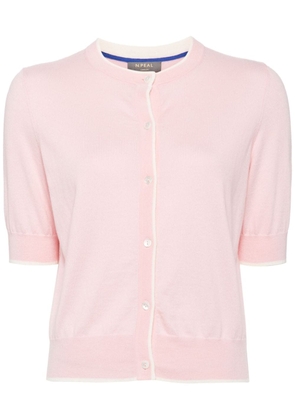 N.Peal short-sleeve cardigan - Pink