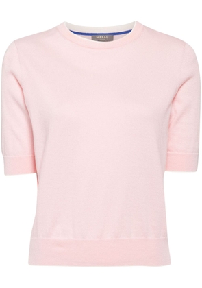 N.Peal fine-knit T-shirt - Pink