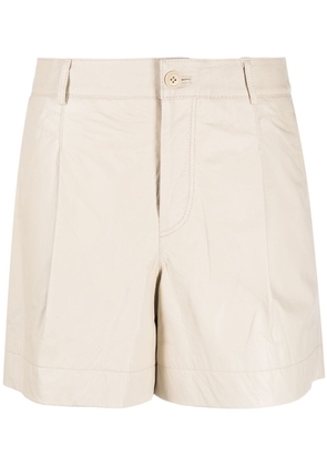 P.A.R.O.S.H. pleated mini shorts - Brown