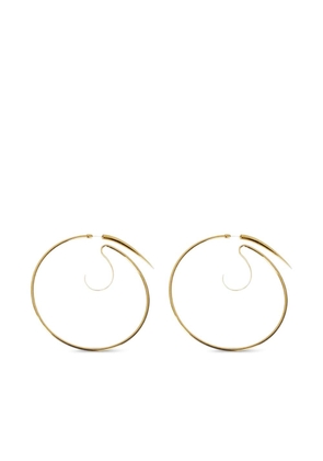 Panconesi Spina swirl hoop earrings - Gold