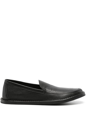 The Row Cary V1 leather loafers - Black