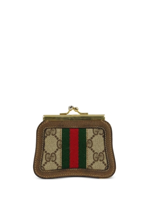 Gucci Pre-Owned 1990-2000s Shelly coin purse - Brown