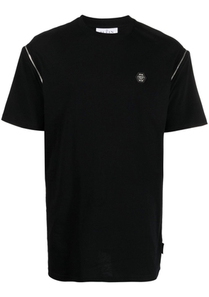 Philipp Plein Plein Empire logo-embroidered T-shirt - Black