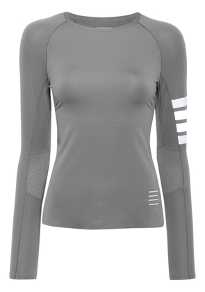Thom Browne 4-Bar long-sleeve T-shirt - Grey